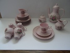 Hutschenreuther Porcelaine Rose  Desiree Angelique Kaffeeservice 6 Personen