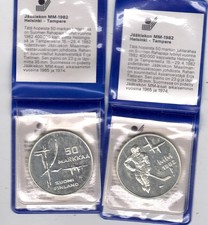 Finnland Finland S 62: KM 60 50 Markkaa 1982 Silber UNC Sammler collector coin