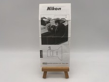 Nikon Sucherlupe DG-2 Gebrauchsanweisung Bedienungsanleitung Deutsch