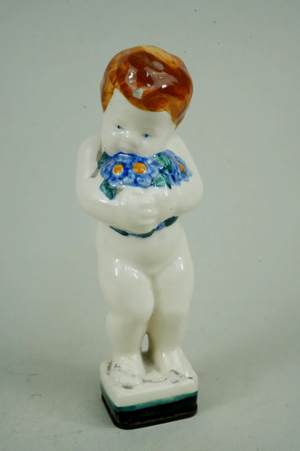 Karlsruher majolika figur als - karlsruher,