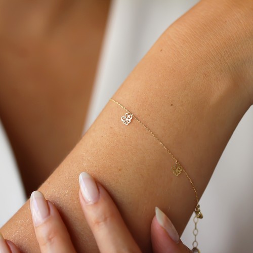 Glorria armband gold blume - glorria,