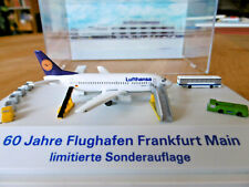 Herpa Wings SONDERAUFLAGE 60 Jahre Flughafen Frankfurt Main Airport RARITÄT #2