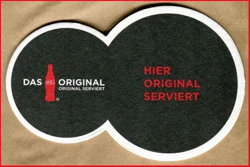 Bierdeckel coca cola - bierdeckel,