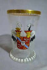 Historismus Wappenglas - C.DE