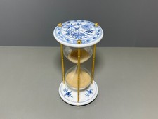 SELTENE MEISSEN SANDUHR ZWIEBELMUSTER 1.WAHL H:18cm RARITÄT