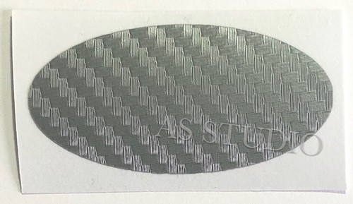 Folie 57x21mm carbon - folie,