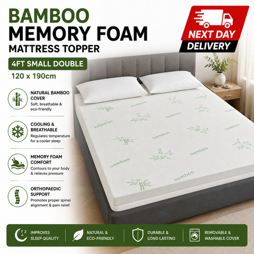 Bambus memory foam - 4, cm