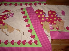 Bettwäsche Kinderbettwäsche LILLEBI 135/200 80/80 mit Knöpfleiste 100% Baumwolle