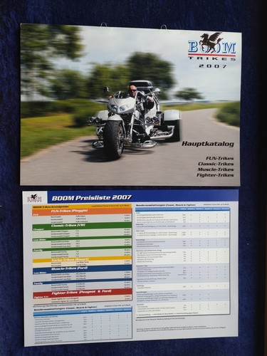 Boom trikes hauptkatalog 2007 - boom,