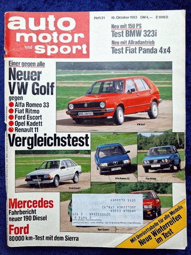Auto motor sport ams 1983 - sport, 21.1983
