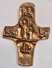 Bronze Kreuz Kommunion Firmung