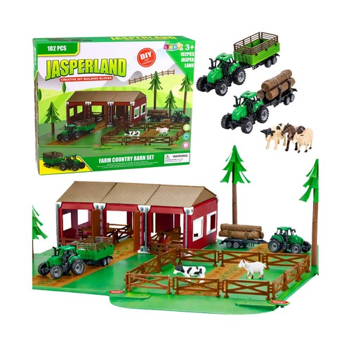 Bauernhof set mit - bauernhof-set, traktoren