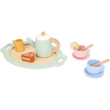Spielzeug Teeservice Holz