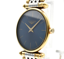 Selten! [N NEUWERTIG] LONGINES La Grande Classic L4.135.2 Navy Qz Damenuhr JAPAN
