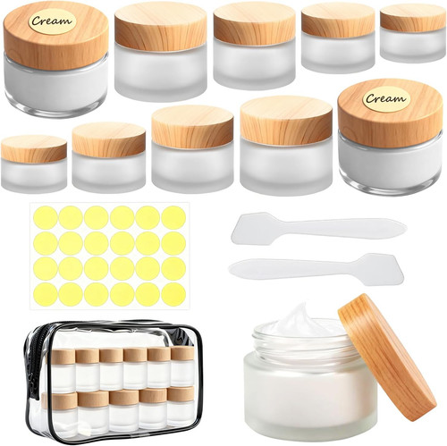 10x glastiegel 50ml 30ml - 50ml,,