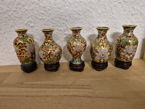 5er set china - 5er, cloisonné
