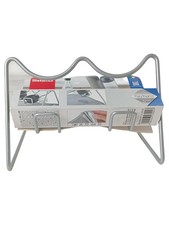 Metaltex Geschirrständer Abtropfgestell Metall Silber 25x21 cm