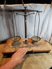 Große antike Apothekerwaage,Laborwaage,Feinwaage,500 Gramm, alte Waage