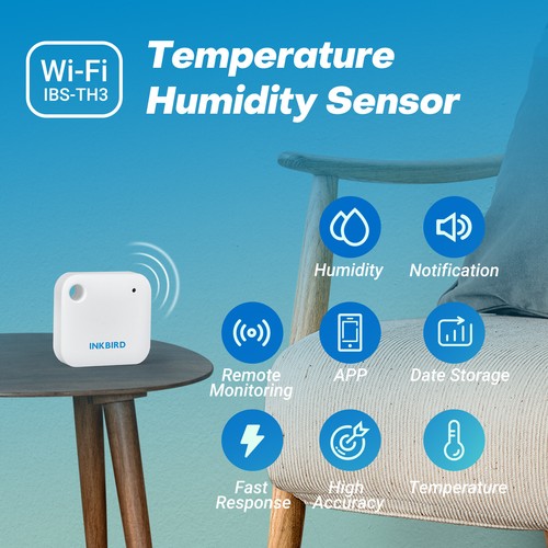 Thermometer hygrometer wifi - thermometer,