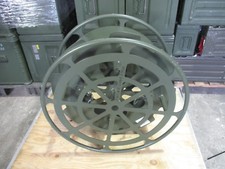 Kabeltrommel, Starkstromkabel , Stromkabel, Stahltrommel, Bundeswehr,groß