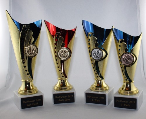 Dartpokale dart trophäen - dartpokale,, dart-trophäen-4er