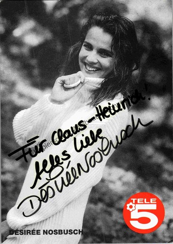 Original autogramm désirée - original,