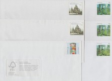 6 verschiedene postfrische Plusbriefe im Langformat aus 2005