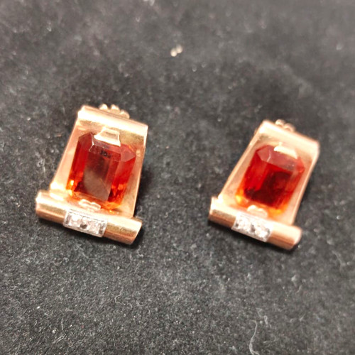 Ohrstecker gold 750 mit