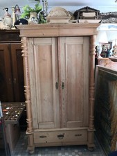 Antiker Wäscheschrank Kleiderschrank Weichholz Gründerzeit um 1890