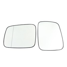 2 pieces mirror glass heated