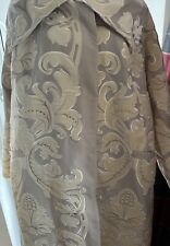 Designer Barock Mantel XXL Neu Seide Samt 