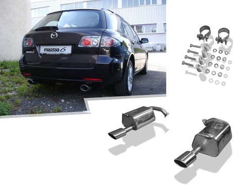 Duplex sportauspuff mazda 6 - sportauspuff,