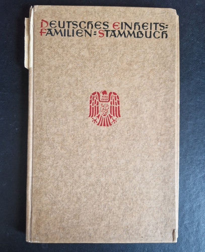 Altes familienstammbuch - altes,