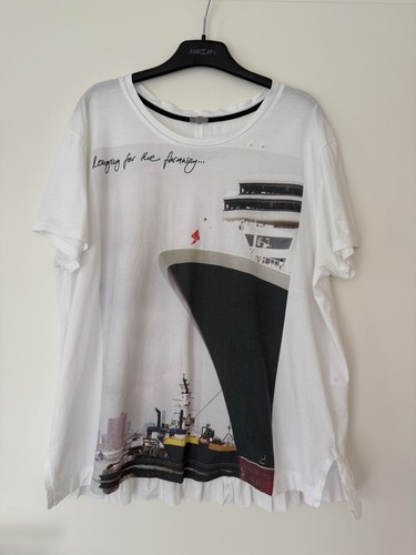 Marc cain shirt d42 print - t-shirt,