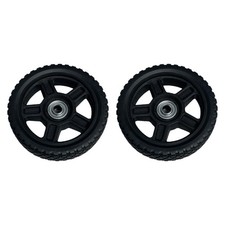 2pcs PVC Rasenmäher Räder