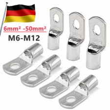 10/50x Ringkabelschuhe Blank