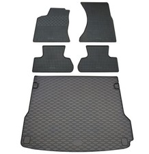 Gummi Fußmatten Kofferraumwanne für Audi Q5 8R 2008-2016 im Set Gummimatten