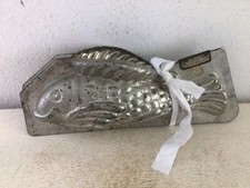 Alte Backform Fisch Blechform Landhaus Brocante Country Vintage Shabby Deko