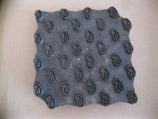 Holzstempel indisches Sari Motiv Sari-Stempel Paisley Stoffstempel 14,5 cm Nr.10