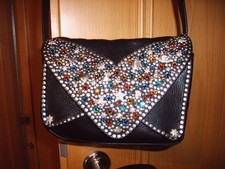 ORIGINAL Echt LEDER-KOLSTER -STRASS*Vintage  Handtasche, Hamburg