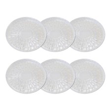 Kuchenteller "Erika" glasklar 6er Set, aus Kunststoff Ø 15,5 cm