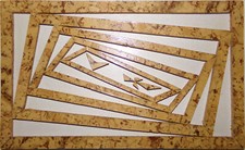 Wandbild " etwas Verdreht " Deko Abstrakt Relief