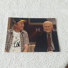 Otto Waalkes & LORIOT (+), original signed Photo in 13x18 cm (Stpl)