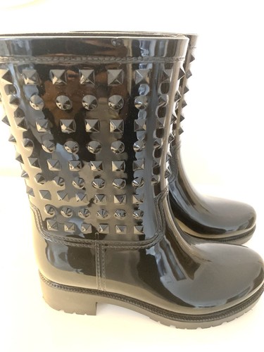 Gummistiefel mit absatz nieten - absatz,