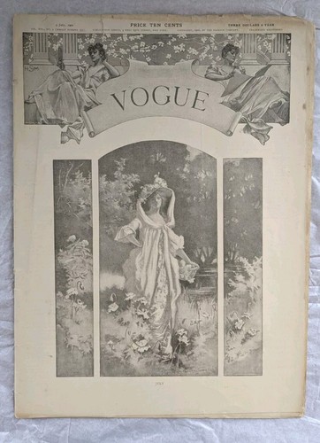 Vogue 5th july 1900 vintage - vogue,