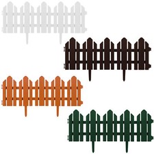 Gartenzaun kleiner Zaun Rand Palisade dekorativer Zaun 4 Farbe 2,3 m Garten