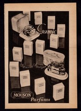3w7780/ Alte Reklame von 1950 – MOUSON Parfüms – Gamic – Wiener Walzer