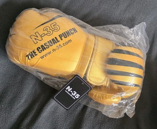 Profi boxhandschuhe gold - oz,