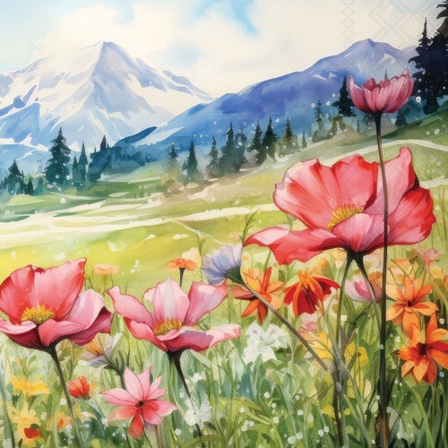 Servietten blooming fields - 20,