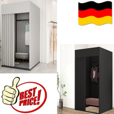 Umkleidekabine Freistehend Mobile Umkleidezelt Rahmen mit Vorhang Umkleideraum